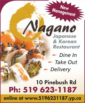 Nagano Japanese and Korean Restaurant